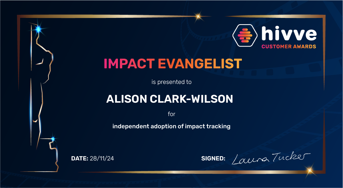 Impact Evangelist Award - Alison Clark-Wilson