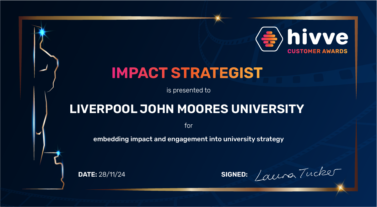 Impact Strategist Award - Liverpool John Moores University