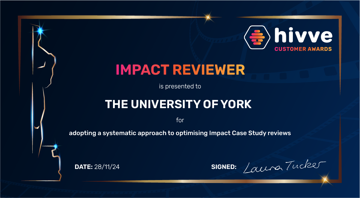 Impact Reviewer Award - The University of York